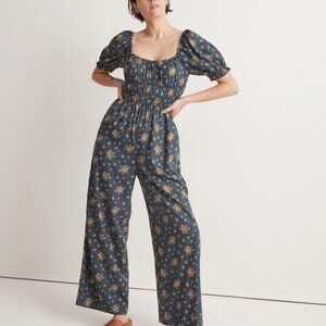 Sophia Sweetheart Jumpsuit in Freefall Blooms